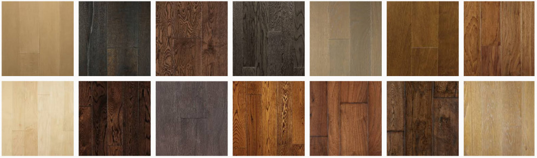 Various Oak Colors