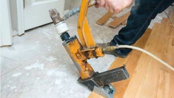 Nailed Down to floor method